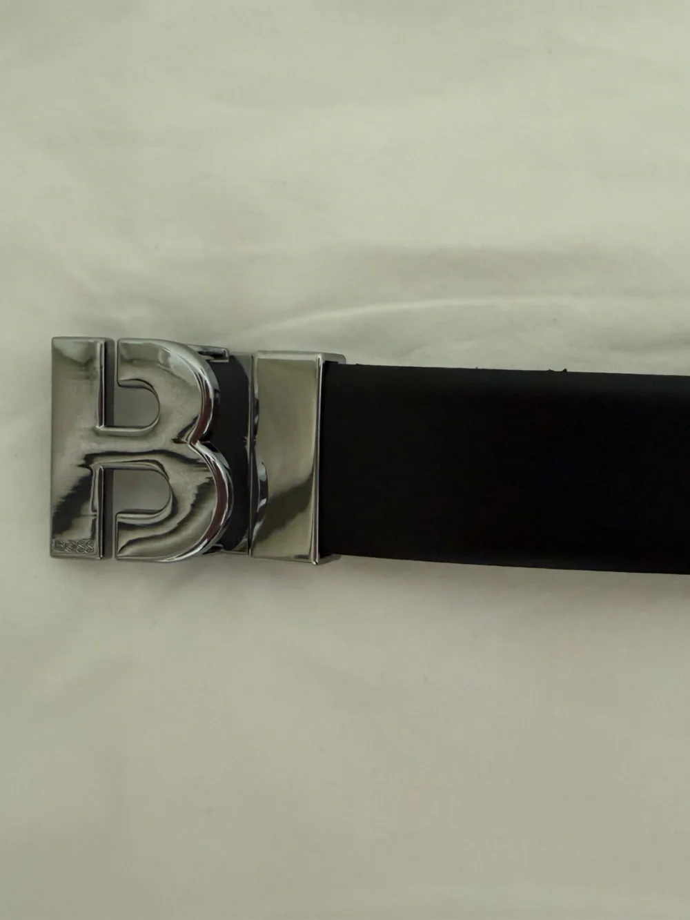 Hugo boss black/brown reversible leather belt